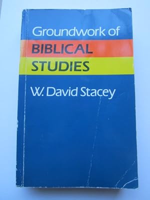 Cover of Groundwork of Biblical Studies