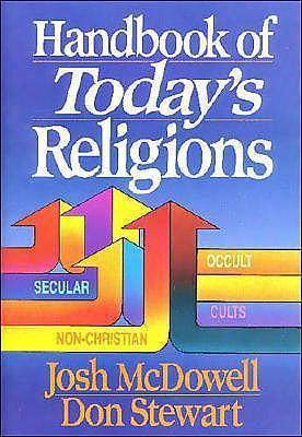 Cover of Handbook of Todays Religions (McDowell Stewart)