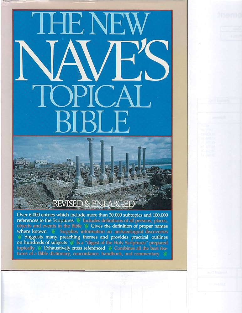 Cover of The New Naves Topical Bible - Revised & Enlarged